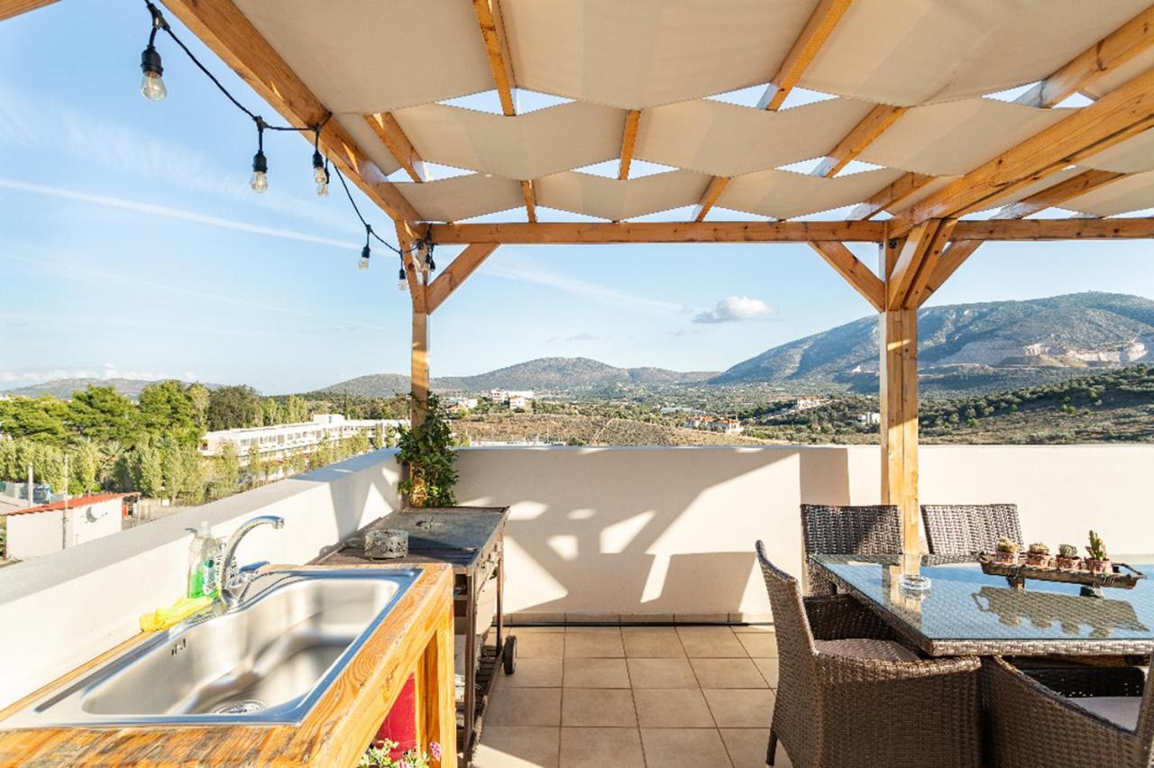 Villa Milo Luxury House -Free Airport Pick Up-10Min Drive Markópoulon Esterno foto